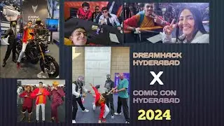 Vlog-02:DreamHack Hyderabad X Comic con Hyderabad 2024