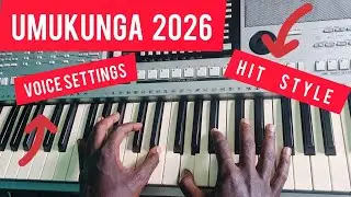 🎹 DORE 👆VOICE SETTING zigezweho 2026 Mu  Igisirimba/umukunga | PART 1 🔥#umukunga #igisirimba#kwiga 