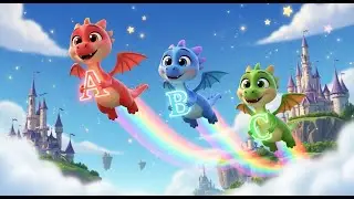 Alphabet Adventure with Friendly Dragons 🐉🔤 | ABC Song for Kids | Learn A to Z with Dragons