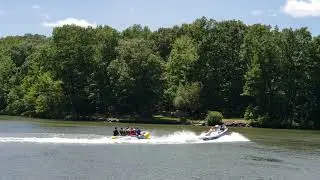 Banana boat ride @Rocking Horse Ranch.