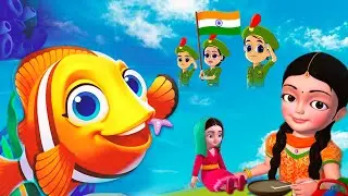 नन्हा मुन्ना राही हूँ | Hindi Cartoon Jukebox Video | rhymes hindi -Eva Rhymes