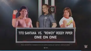 WWE 2K25: Tito Santana vs. Roddy Piper