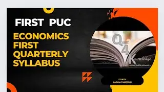 FIRST PUC FIRST QUARTERLY SYLLABUS KARNATAKA BOARD 2024-2025
