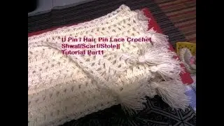 U-pin/Hair pin Loom Lace Woolen Shawl/Stole :Tutorial Part1 Basic Pattern