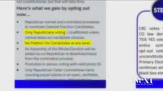 Colorado GOP leadership wants to keep unaffiliated voters out of party primaries
