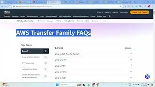 AWS Transfer Family-How To create SFTP Server and Store Data in S3 Bucket-Part-38
