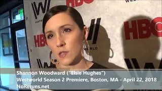 Interview with WESTWORLD Star Shannon&nbsp;Woodward at the Boston Season 2 Premiere