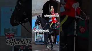 They Changed the Horse the Lord Strathcona&rsquo;s Horse on Duty at horse Guards in London#lordstrathcona#