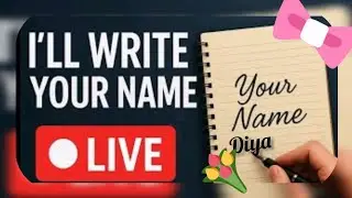 Sand Art Name Writing | Dil Ko Chu Jane Wali Art#Live stream #fun#Live