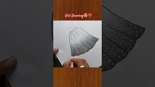 Girl Drawing😍❤ #art #drawing #girl