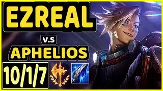 JAVAAA (EZREAL) vs APHELIOS - 10/1/7 KDA BOTTOM ADC GAMEPLAY - EUW Ranked GRANDMASTER