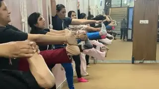 Morning yoga class 👏for new beginnings #&bull;weight loss class #youtube livestream #