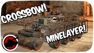 Crossout Builds ✠ CROSSBOW & MINELAYER ✠ Crossout Gameplay