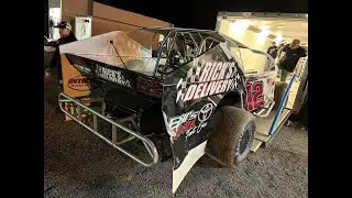 Big wall tap and top 10 finish🏁in the main - onboard with Chad Chevalier @ Ransomville Speedway