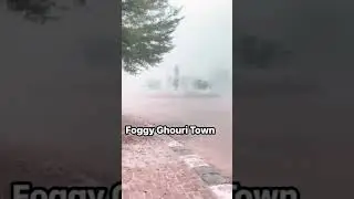 Fog in Ghauri Town Islamabad.