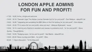 1st April 2021 - For fun and profit! - Remote Meetup