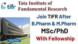 PhD after B.Pharmacy/M.Pharmacy in TIFR || TIFR GS 2024 || Direct PhD After B.Pharmacy