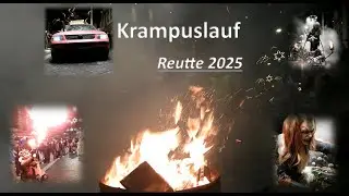 Krampus Reutte 2025 | Kompletter Lauf durch Reutte | 4K | Perchten, Hexen, Engel, Teufel