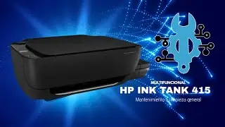 Mantenimiento a impresora HP INK TANK 415 imprime con rayas y se atoran las hojas
