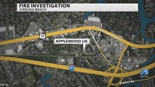 VBFD: Garage fire in Pinewood Gardens displaces family and pet