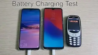 Honor 10 Lite vs Realme U1 Battery Charging Test Comparison