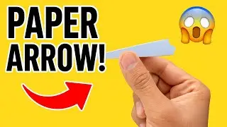 MAKING A PAPER ARROW IN 5 MINUTES WITHOUT THE NEED FOR GLUE