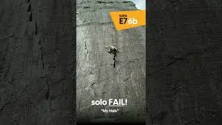 Solo FAIL! ...Time to Bail! #outdoorclimbing  #traditionalclimbing #climbingfail