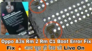 Oppo A3s Realme 2 Realme C1 | The Current image Error Fix | Dead Mobile Solution 🔥