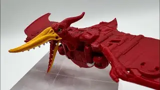 War For Cybertron Kingdom Deluxe Class Terrorsaur Transformers Toy Robot Video