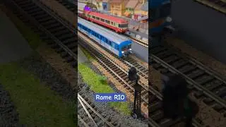 rame RIO livr&eacute;e stelyrail bleu #train #sncf #modeltrains #modelismeferroviaire #modelisme #hobby