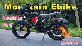Voltvibe 2000W Motocross Electric Bike | Long Range, 40mph Speed, Full Suspension