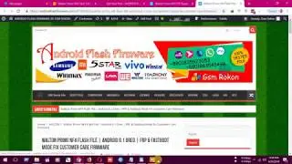 Walton Primo NF4 Flash File | Android 8.1 Oreo | FRP & Fastboot Mode Fix Customer Care Firmware