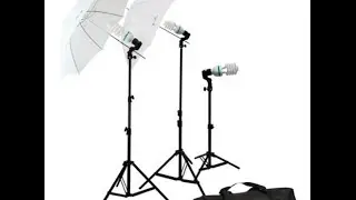 LimoStudio Umbrella Lighting Kit Unboxing & Review