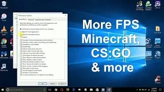 Как ускорить свой компьютер &mdash; Как ускорить Windows 10 для игр &mdash; Больше FPS в Minecraft &mdash; Бесплатно