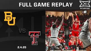 Baylor vs. Texas Tech (2.4.25) Full Game Replay | 2024-25 Big 12 Men's Basketball