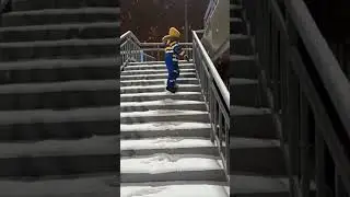 Friendships Shuffle 😱🎉 Tuzelity Dance 🤟🕺💯 On the snow 🌨️☃️