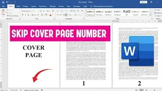 Как пропустить номер титульного листа в Word