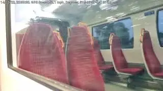 Class 707 acceleration to 68mph, departing Feltham.
