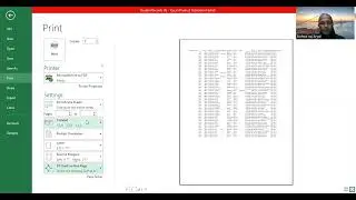 How can we print document at one page? in MS Excel