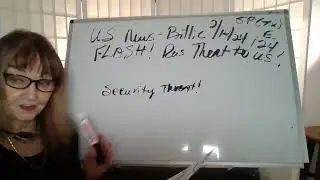 21424 5P(TX)  FLASH!  EMERG INTEL -  RUS NEW THREAT TO THE US!   EMERG MTG  AT W HSE!   W124