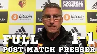 Watford 1-1 Leicester - Nigel Pearson FULL Post Match Press Conference - Premier League