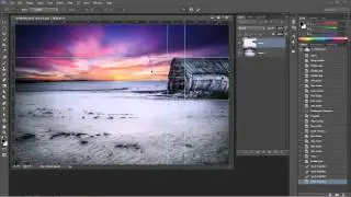 Correcting Extreme Wide Angle Lens Distortion With the Warp Tool