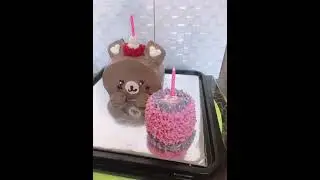 TEDDY BEAR CAKE DECORATION &hellip; SO CUTE !! #KOREANCAKE#BIRTHDAYCAKE