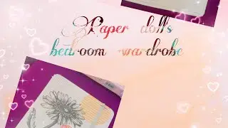 Paper doll's Bedroom and Wardrobe tour// 2 min vid//Cherry Squad Vlogs🔥