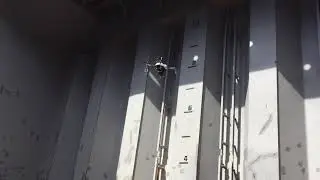 Autonomous Surveying ship cargo hold with vSLAM drone by Aerosense Inc.