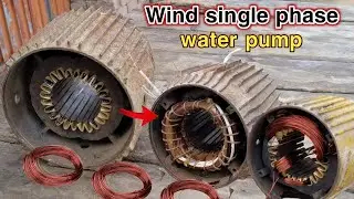 Wind double impaler single phase water pump wind information|| water pump wind Kearney ka tarika.