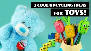 3 Cool Craft Ideas | Upcycle Old Toys | DIY School Supplies | Fun Arts & Crafts Projects