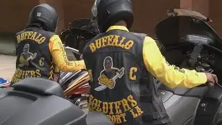 Buffalo Soldiers Motorcycle Club gives back