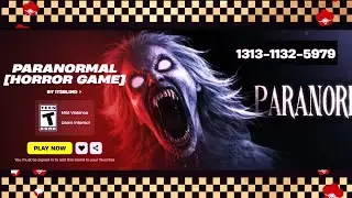 *JUMPSCARES* my friends tricked me into playing a horror game on fortnite (paranormal)