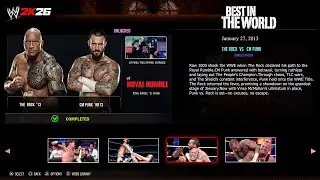 WWE 2K26 CM PUNK Showcase comeplete match list for PS5 and X BoX  Concept